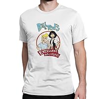 Bill and Ted's Excellent Adventure Officially Licensed Distressed Cartoon Characters Mens T-Shirt