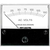 Blue Sea Systems Analog Voltmeter AC Std. 0-150 VAC