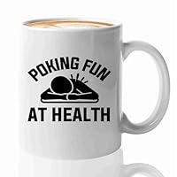 Acupuncture Coffee Mug 11oz White -Poking fun at - Chiropractors Physical Therapists Physician Assistants Naturopathic Physicians Massage Therapists.