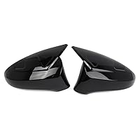 DAMAI Rearview Side Mirror Shell Cover Wing Cap Housing Glossy Black ABS For Lexus LS 2014-2017 GS FSport 2012-2020 Car