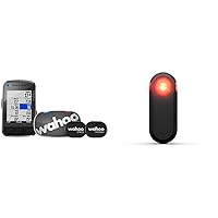 Wahoo ELEMNT Bolt V2 GPS Cycling/Bike Computer Bundle & Garmin 010-02376-00 Varia RTL515, Cycling Rearview Radar with Tail Light, Visual and Audible Alerts for Vehicles Up to 153 Yards Away
