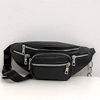 Fashion Women Handbag Faux Leather Waist Bag Cell Phone Belt Bag Fanny Pack Bum Bag for Women Water Proof