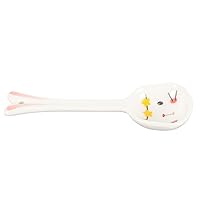 Ceramic Rabbit Spoon Kitchen Soup Spoon Serving Spoons Ceramic Porridge Spoon Coffee Scoop Mixing Spoon Korean Soup Spoon Cute Cartoon Scoop Fruit Spoon Bulk Handle Spoon Ceramics