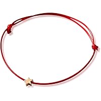 Star Bracelet For Women Men Kids Adjustable Rope Braided Bracelet Mom Daughter Couple red Durable and Deft
