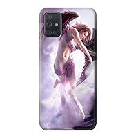 jjphonecase R0407 Fantasy Angel Case Cover for Samsung Galaxy A71 5G [for A71 5G Version only. NOT for A71]