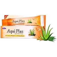 Aqui Plus Ayurvedic Cream 25gm (Pack of 3) - Ayurvedic Safe & Effective Cream for Acne, Pimples & Blackheads.