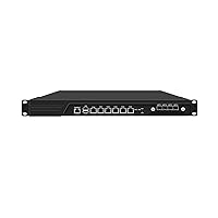 HUNSN 1U Cabinet Firewall Appliance 10Gbe, OPNsense, VPN, Network Rackmount, Intel I7 9700, RJ59, 6 x Intel 2.5GbE I226-V, 4 x SFP+ XL710-BM1 10Gbe, 4G RAM, 32G SSD