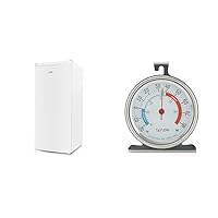 Commercial Cool Upright Freezer (5 Cu Ft) + Taylor Analog Thermometer (3 Inch)