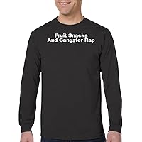 Fruit Snacks and Gangster Rap - Men's Adult Long Sleeve T-Shirt