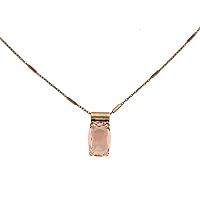 Sorrelli Rectangle Crystal Pendant Necklace, Antique Gold-Tone Finish, Coastal Mist