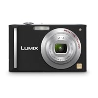 Panasonic Lumix DMC-FX55K 8.1MP Digital Camera with 3.6x Wide Angle MEGA Optical Image Stabilized Zoom (Black)