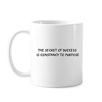 Quote Constancy To Purpose Mug Pottery Ceramic Coffee Porcelain Cup Tableware