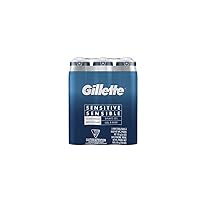 Gillette Sensitive Shave Gel 3 Pack Of 6 Oz Net Wt 18 Oz,, ()