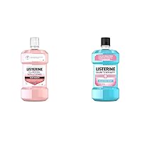 Listerine Mouthwash Bundle with Gum Health 500mL and Gum Therapy 1L Bottles