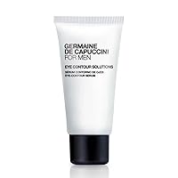 Germaine De Capuccini For Men - Eye Contour Solutions Serum | Eye serum for Men | Eye Serum for Dark circles and Puffiness - Anti-fatigue Eye Serum - All skin types - 0.5 oz