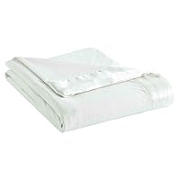 Thermee Micro Flannel Twin-Size All Seasons Lightweight Sheet Blanket, Machine Wash & Dry, No Pilling, 90Lx66W, Sand