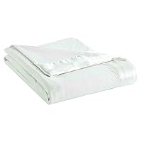 Micro Flannel Twin-Size All Seasons Lightweight Sheet Blanket, Machine Wash & Dry, No Pilling, 90Lx66W, Sand