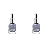 Nailtopia Bio-Sourced, Chip Free Nail Lacquer - All Natural, Strengthening Biotin and Superfood-Infused Polish - Chip Resistant Formula - Quick-Dry, Long Lasting Wear - Stay Inspired - (Pack of 2)