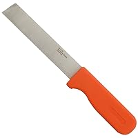 Zenport K116 Row Crop Harvest Knife, Produce, 6-Inch Stainless Steel Blade,Orange