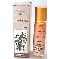 Frankincse Anointing Oil Jerusalem Zuluf Messiah Masheiach Blessing Oil 10ml (.34 fl. oz.) Roll-On Bottle Israel | Christian Jewish Messianic Anointing Oil | Religious Spiritual Oils PER011