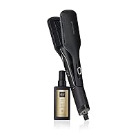 Duet Style Power Couple ― Duet 2-in-1 Hot Air Hair Styler (Black) with Sleek Talker Wet to Sleek Hair Styling Oil (3.2 fl. Oz.)