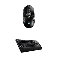 Logitech G903 Lightspeed Wireless Gaming Mouse & G613 Lightspeed Wireless Mechanical Gaming Keyboard, Multihost 2.4 GHz + Blutooth Connectivity - Black