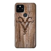 R2183 Goat Wood Graphic Printed Case Cover for Google Pixel 5