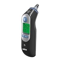 ThermoScan 7 – Digital Ear Thermometer for Kids, Babies, Toddlers and Adults – Fast, Gentle, and Accurate Results in 2 Seconds - Black, IRT6520BUS
