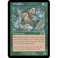 Wood Elves Playset of 4 (Magic the Gathering : Exodus #130 Common)