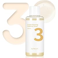 numbuzin No.3 Super Glowing Essence Toner | Fermented Ingredients, Niacinamide, Galactomyces, glowy Skin Radiance | Korean Skin Care for Face (3.38 Fl Oz)