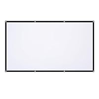 Zhong Portable Foldable Projector Screen 16:9 Outdoor Home Cinema Theater 3D Movie 60/72/84/100/120/150 Inch Projection Screens (Size : 60 inch)