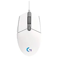 PC Accessories, G102 Lightsync Wired Gaming Mouse Backlit Mechanica Side Button Glare Mouse Optical 8000DPI
