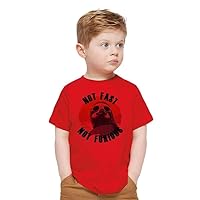 Baffle Funny Toddler Shirt, NOT Fast Not Furious Sloth Sunset, 80's, Retro, Unisex, Toddler Tee, Youth, Short Sleeve T-Shirt (3T, Red)