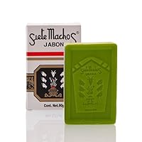 Soap - Jabon Siete Machos 3.17 oz./90g (1 Pack)