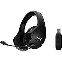 HyperX Cloud Stinger Core – Wireless Lightweight Gaming Headset, DTS Headphone:X spatial audio, Noise Cancelling Microphone, For PC, Black