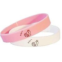 Zonster 2pcs Cute Rabbit Hug Strawberry Silicone Bracelet Fruit Animal Sweet Girls Friendship Wrist Bracelet Jewelry