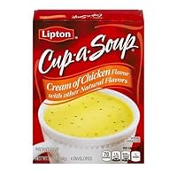Lipton Cream of Chicken Instant Soup Mix 2.4 Oz (Pack of 3)