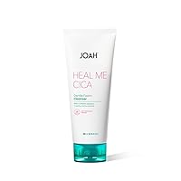 JOAH Heal Me CICA Gentle Foam Cleanser, Korean Skin Care Face Wash with Centella Asiatica and Camu Camu Extract, Suitable for Sensitive Skin, pH Balanced, Cruelty-Free, 6.76 oz, White
