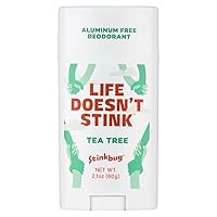Naturals Aluminum Free Tea Tree All Natural Deodorant, 2.1 Ounce, Organic, Paraben Free