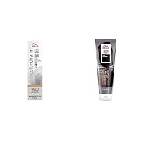 WELLA colorcharm Permanent Gel Hair Color for Gray Coverage, 2N/211 Very Dark Brown, 2 oz + Wella Color Fresh Masks, Cool Espresso, Damage Free, Color-Depositing Hair Mask With Avocado Oil