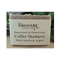 Coffee Herbal 100% Organic Hair Shampoo Bar Anti Scalp Dandruff Silicone SLS SLES Paraben Free