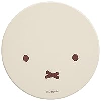 Kaneshotouki 493516 Miffy Face Ceramic Water Absorption Coaster 3.5 inches (9 cm)