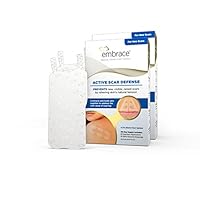 Active Scar Defense for New Scars, FDA-Cleared Silicone Scar Sheets (Size L) 60 Day Supply