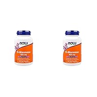 NOW D-Mannose 500 mg,120 Veg Capsules (Pack of 2)