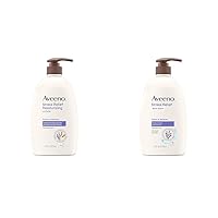 Aveeno Stress Relief Moisturizing Body Lotion with Lavender Scent, Natural Oatmeal to Calm & Relax & Stress Relief Body Wash with Soothing Oat & Lavender Scent for Sensitive Skin