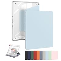 Case for Kindle Scribe with Pencil Holder - (360 Degree Rotation & Auto Wake/Sleep), Premium Folio Stand Case with Flexible Viewing Angles for Kindle Scribe 10.2 Inch 2022 (Light Blue)