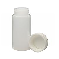 Wheaton 986720 HDPE 20mL Liquid Scintillation Vial, with Polypropylene Foamed Polyethylene Lined Screw Cap Packaged Separately (Case of 1000)