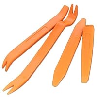 4Pcs Auto Door Clip Panel Trim Removal Tool Kits Thick Plastic Car Tools for Car Dash Radio Audio Installer Pry Tool with Paper Box