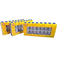 LEGO Storage Products: 40660005X3 Minifigure Display Case 16 (Pack of 3) Bright Blue New
