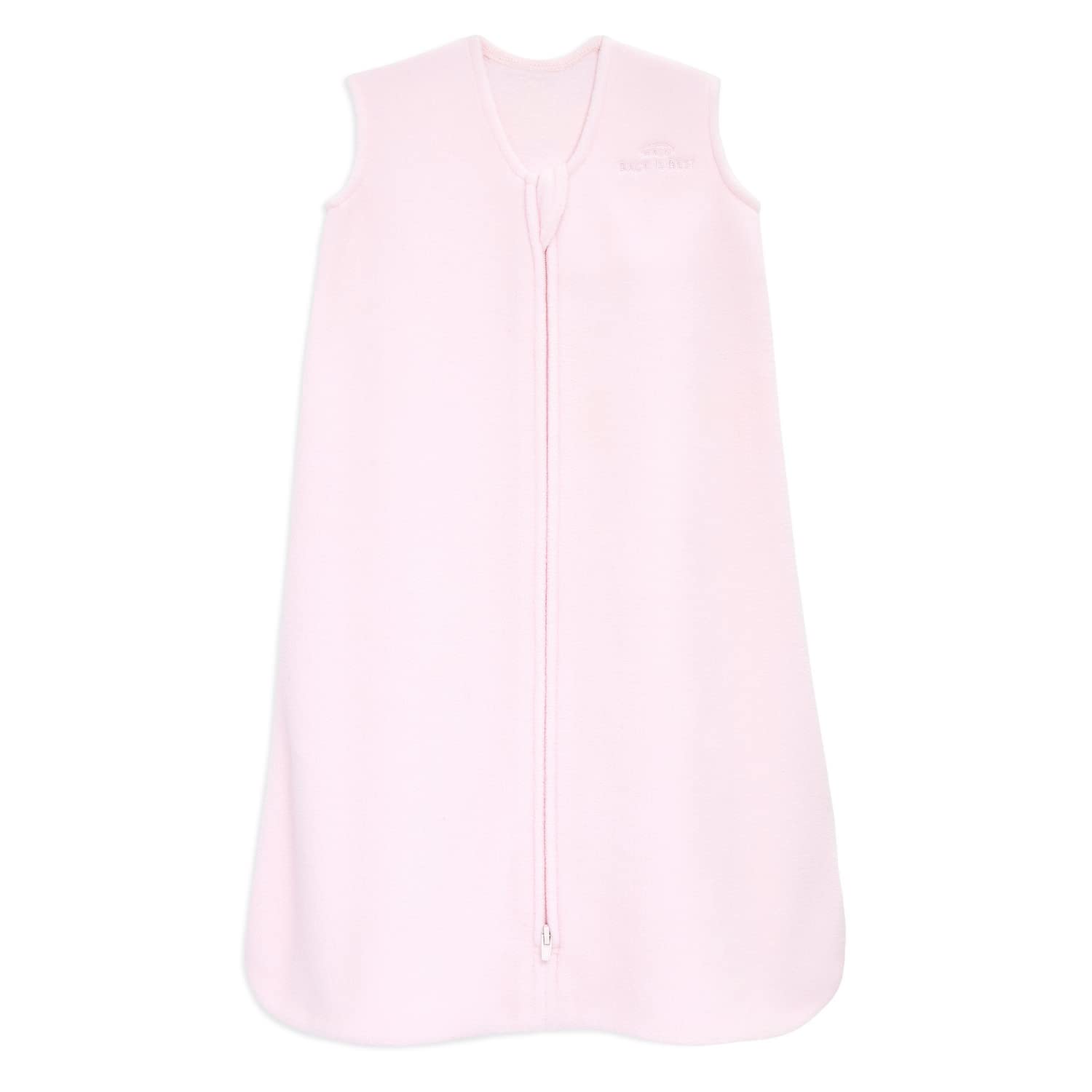 HALO Sleepsack Micro-Fleece Wearable Blanket, TOG 1.0, Soft Pink, Small